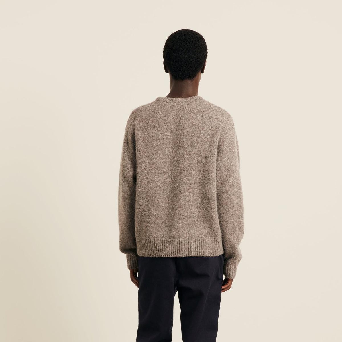 Alpaca Jumper Stone Grey- Hombre Amsterdam