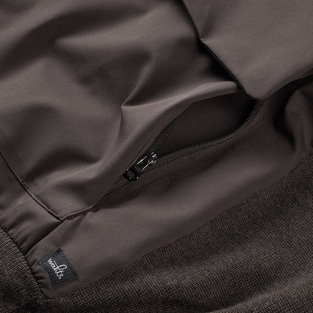 WAHTS HYBRID JACKET DARK BROWN