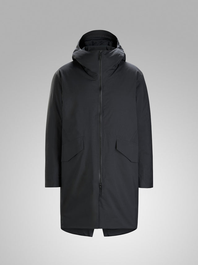 VEILANCE MONITOR DOWN GORETEX COAT BLACK