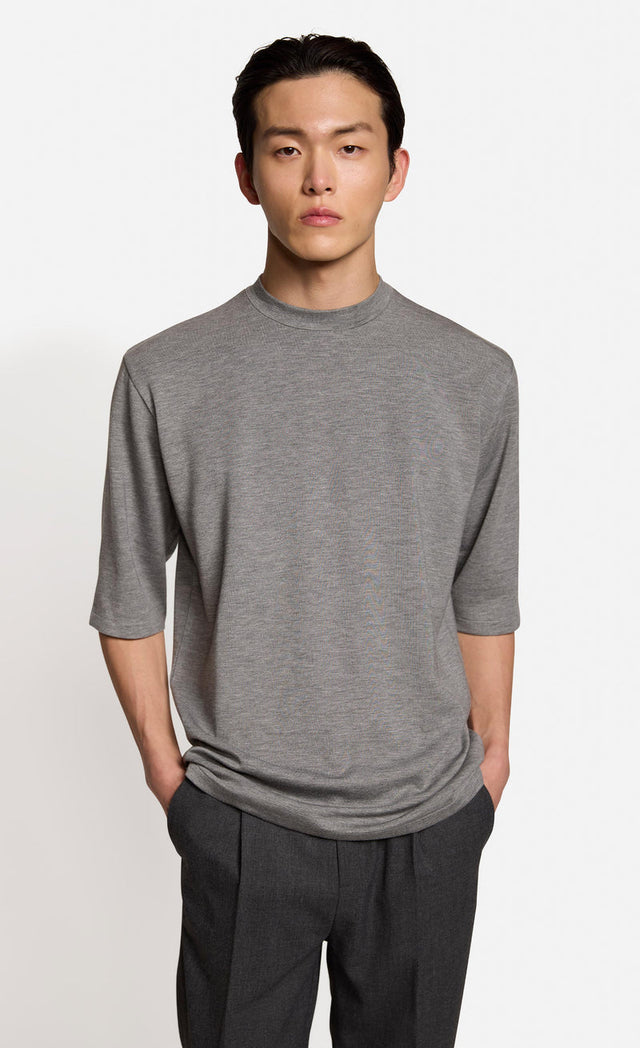 KIEFERMANN JERSEY T-SHIRT MELANGE