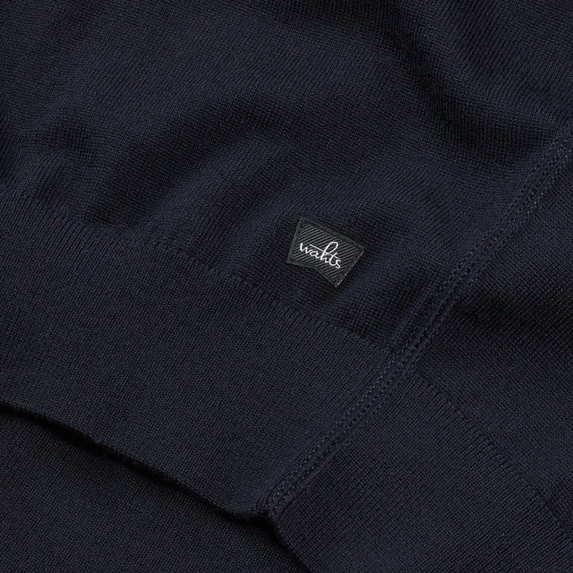 WAHTS MERINO POLO PURE BLACK
