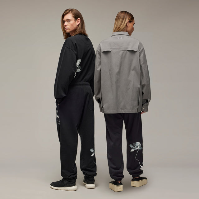 Y-3 GRAPHIC FRENCH TERRY PANTS