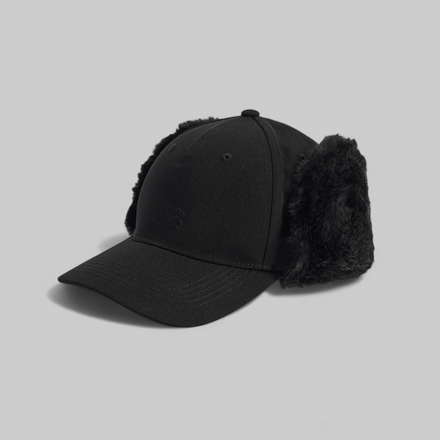 Y-3 WINTER CAP BLACK
