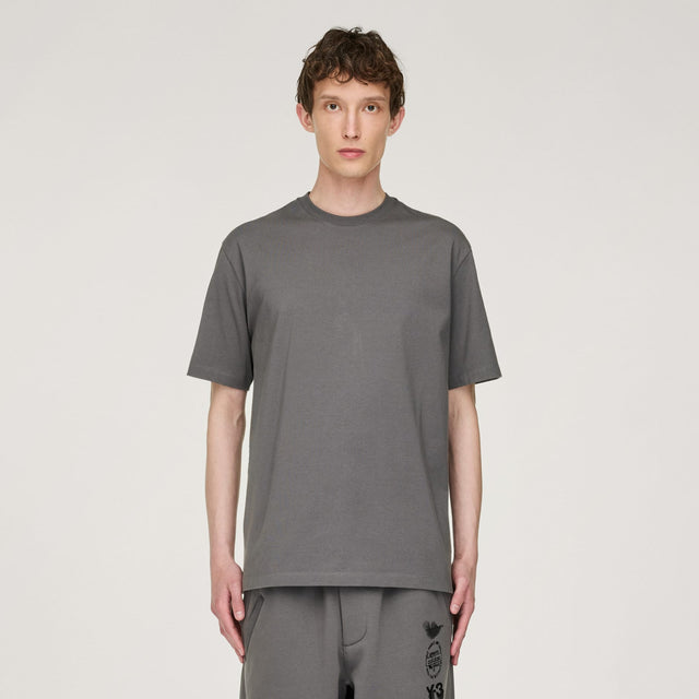 Y-3 GRAPHIC T-SHIRT GRANITE