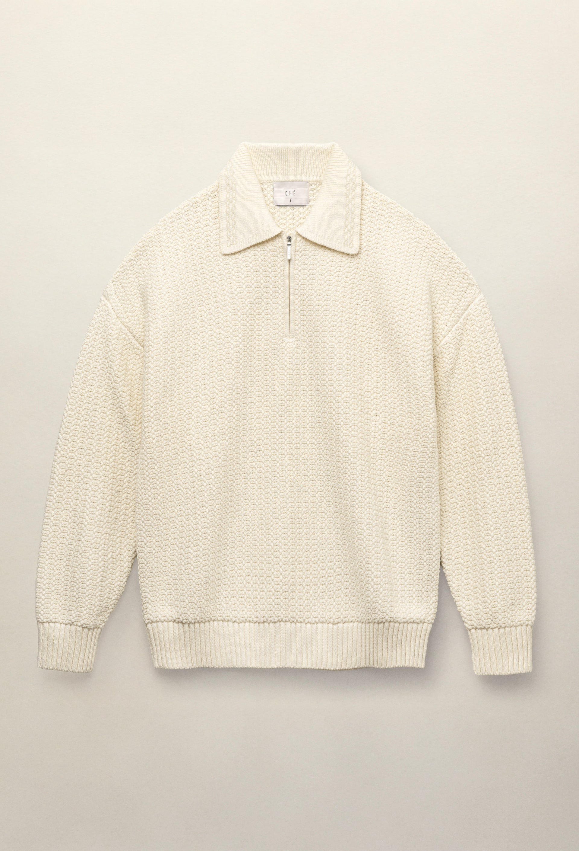 Orson Zip Jumper Ecru- Hombre Amsterdam