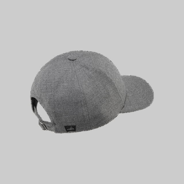 WHATS STRETCH WOOL CAP MID GREY