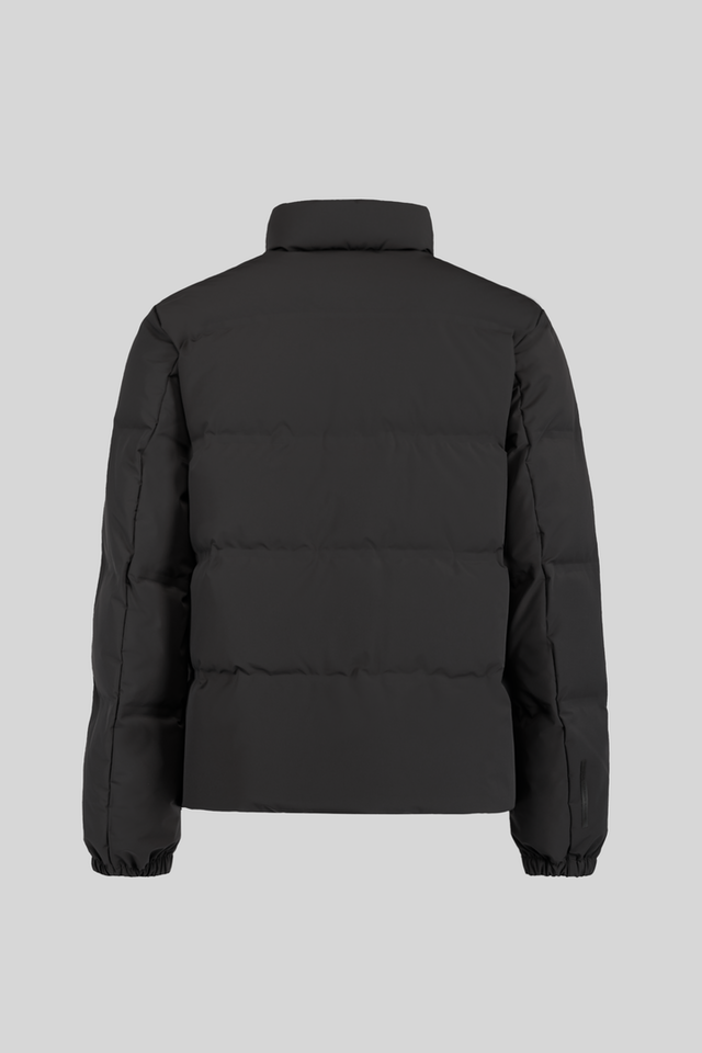 PEOPLE OF SHIBUYA DOWN JACKET BLACK WITH ZIP CLOSURE