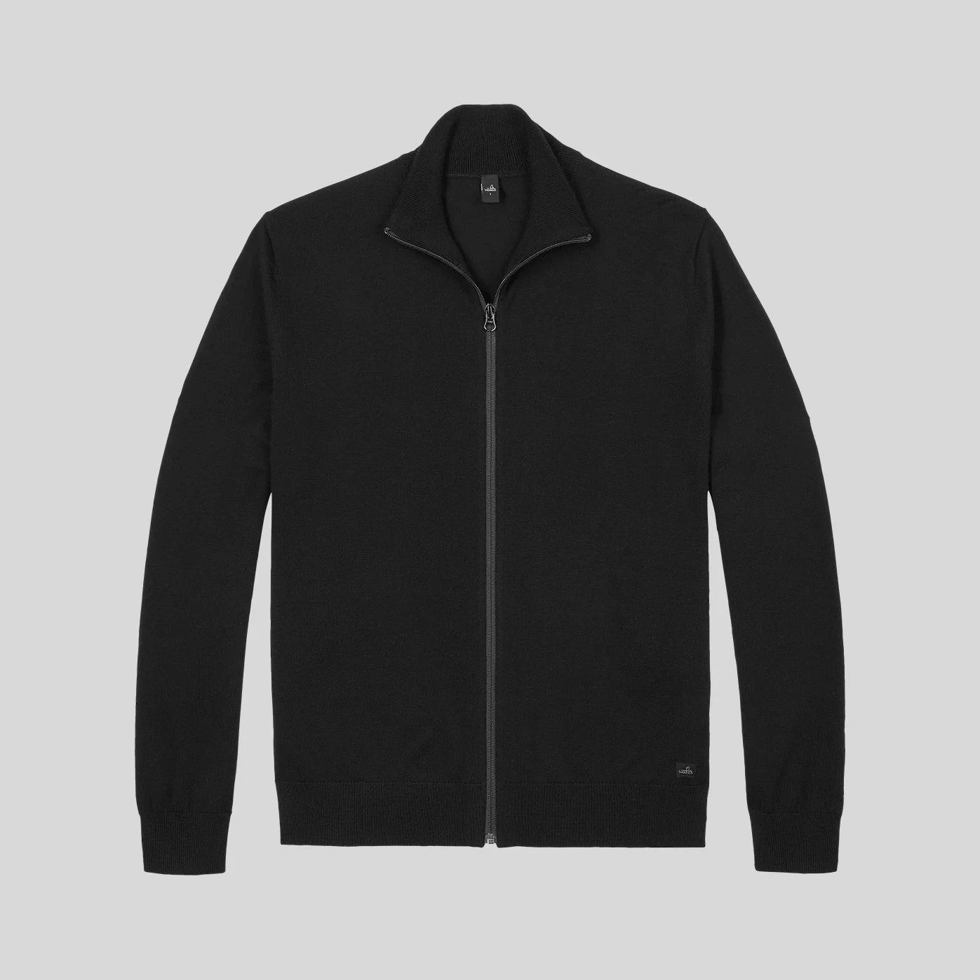 WAHTS FULL ZIP PULLOVER BLACK - Hombre Amsterdam