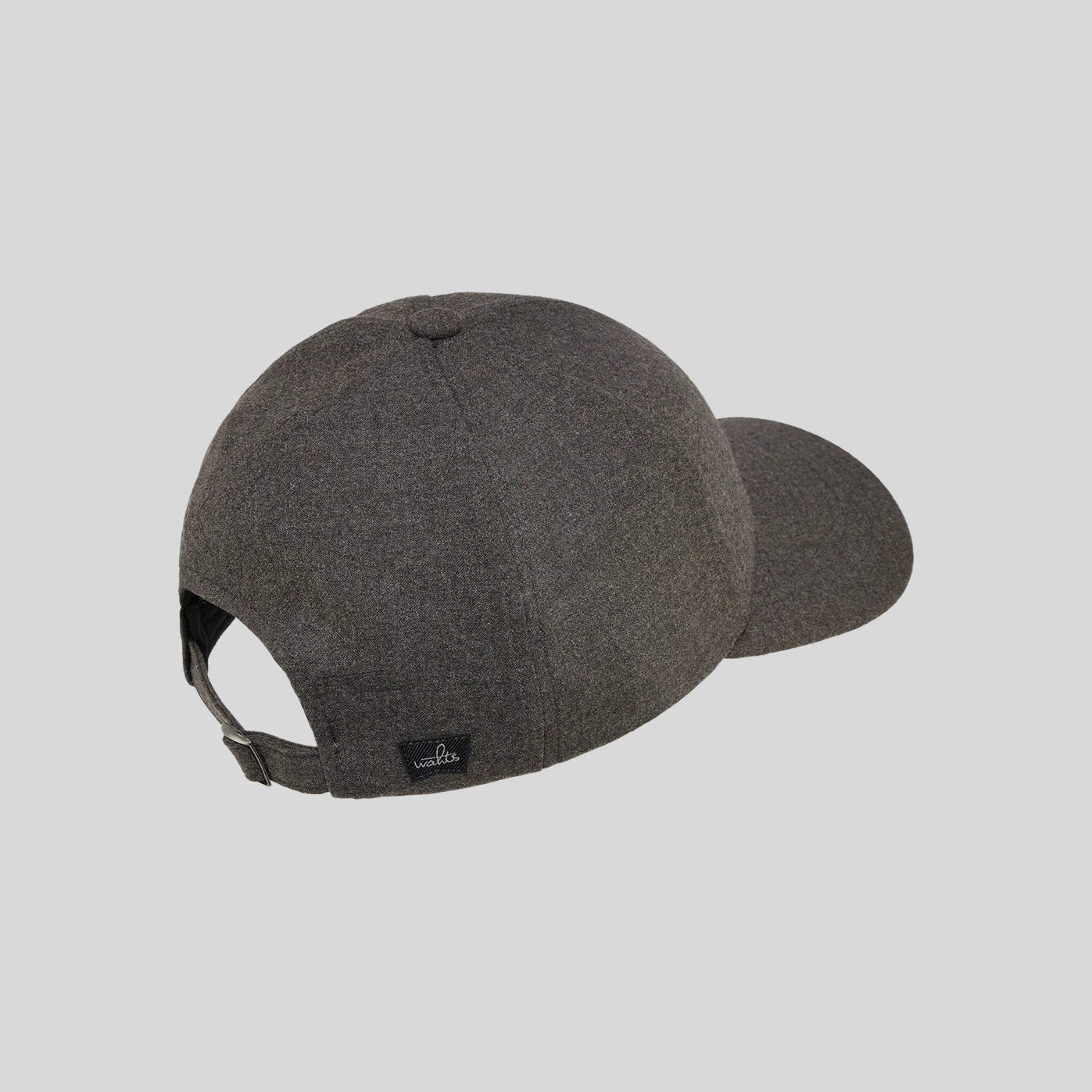WHATS PIERCE STRETCH WOOL CAP BROWN MELANGE