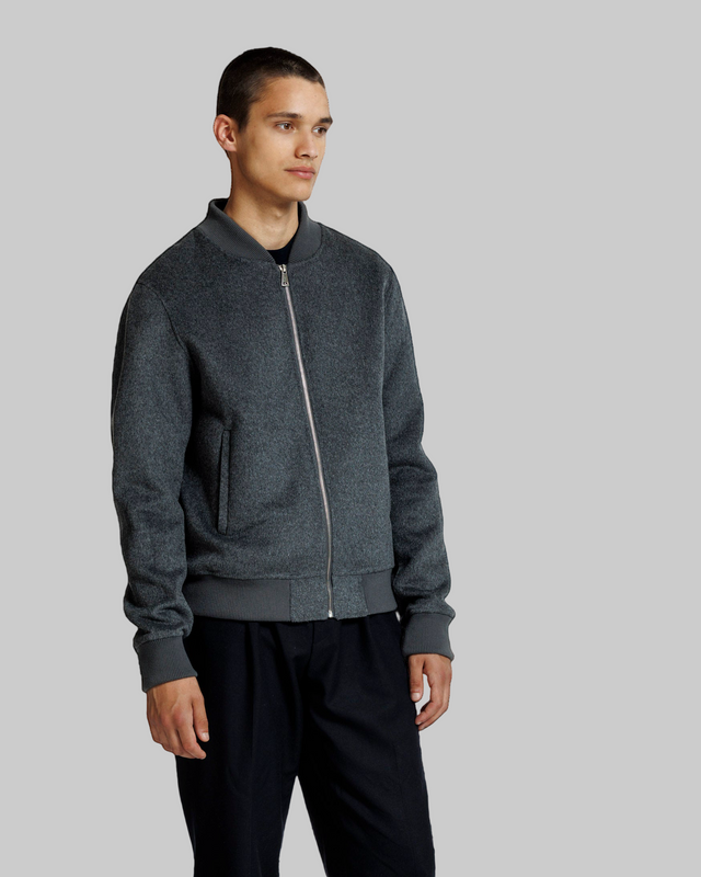 ALTER EGO BOMBER JACKET DARK GREY