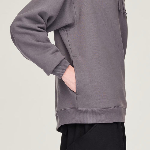 Y-3 GRAPHIC FT HOODIE GRANITE