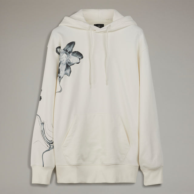 Y-3 GRAPHIC HOODIE OFF WHITE