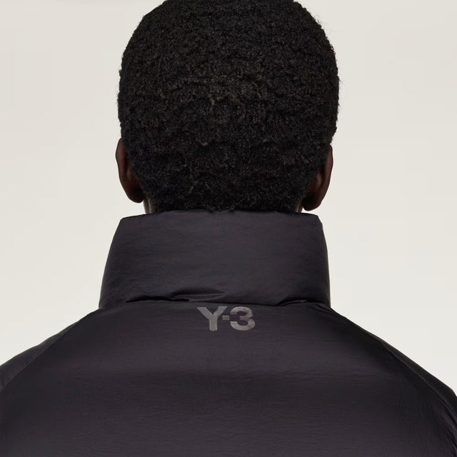Y-3 PUFFER VEST BLACK