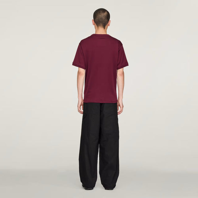 Y-3 T-SHIRT SLIM FIT MAROON