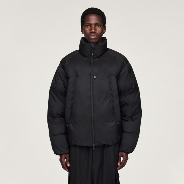 Y-3 PUFFER DOWN JACKET BLACK