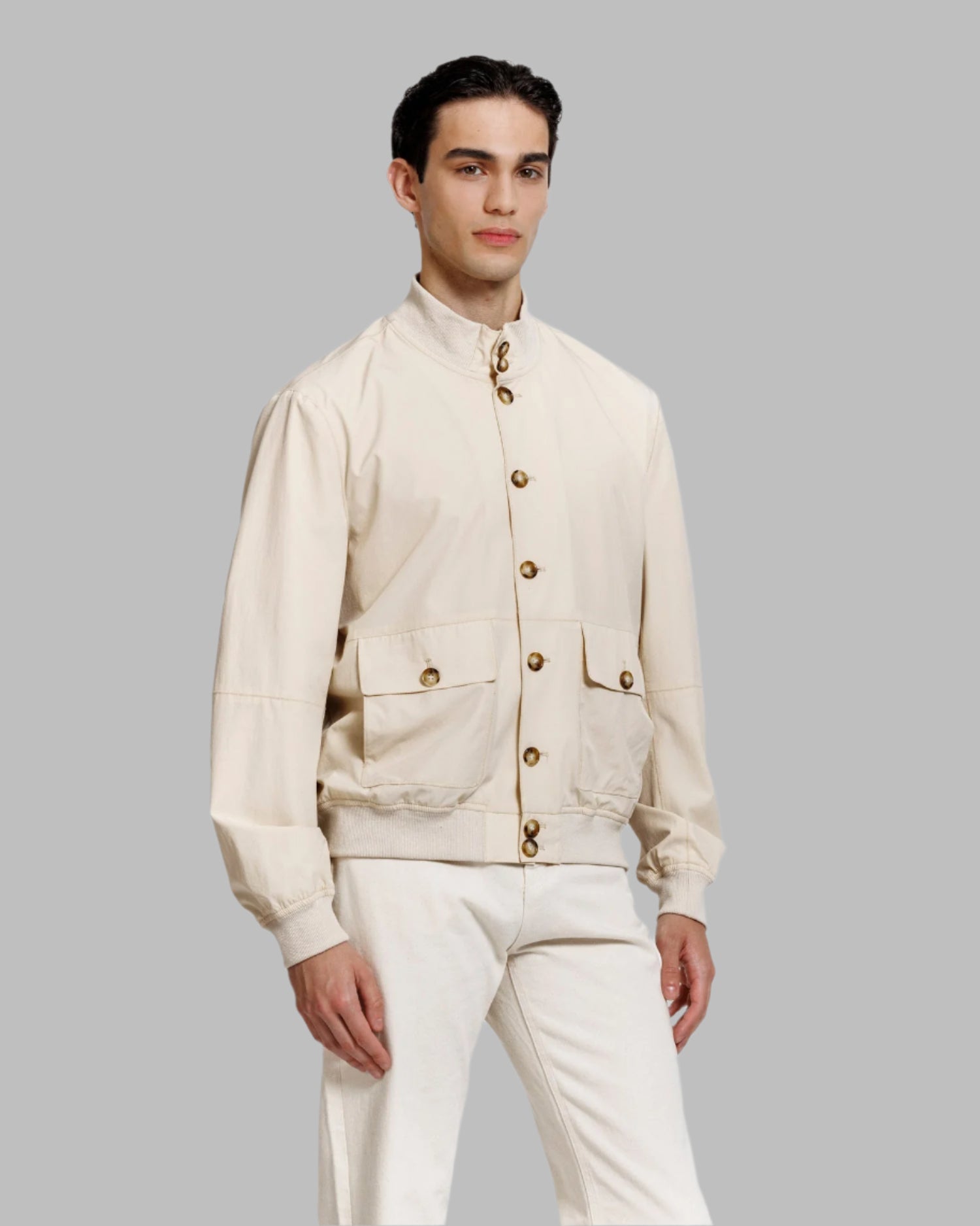 ALTER EGO NYLON JACKET OFF WHITE - Hombre Amsterdam