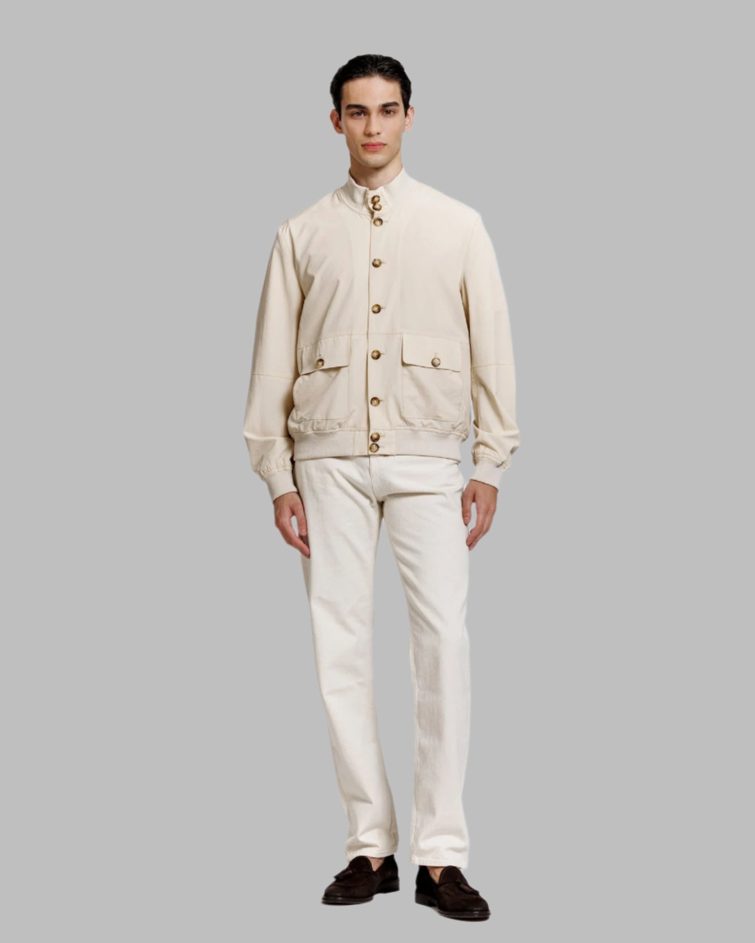 ALTER EGO NYLON JACKET OFF WHITE - Hombre Amsterdam