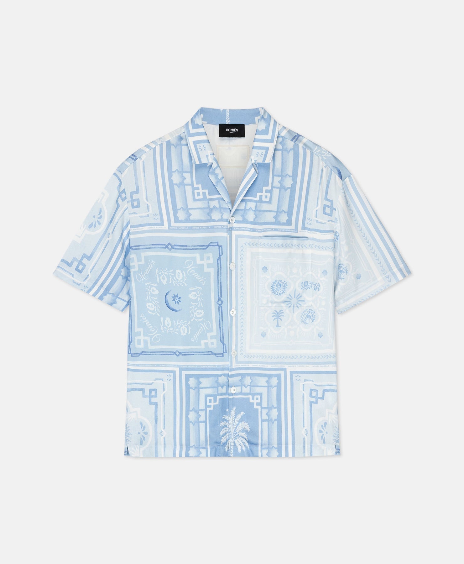 Bandana Shirt Celeste - Hombre Amsterdam