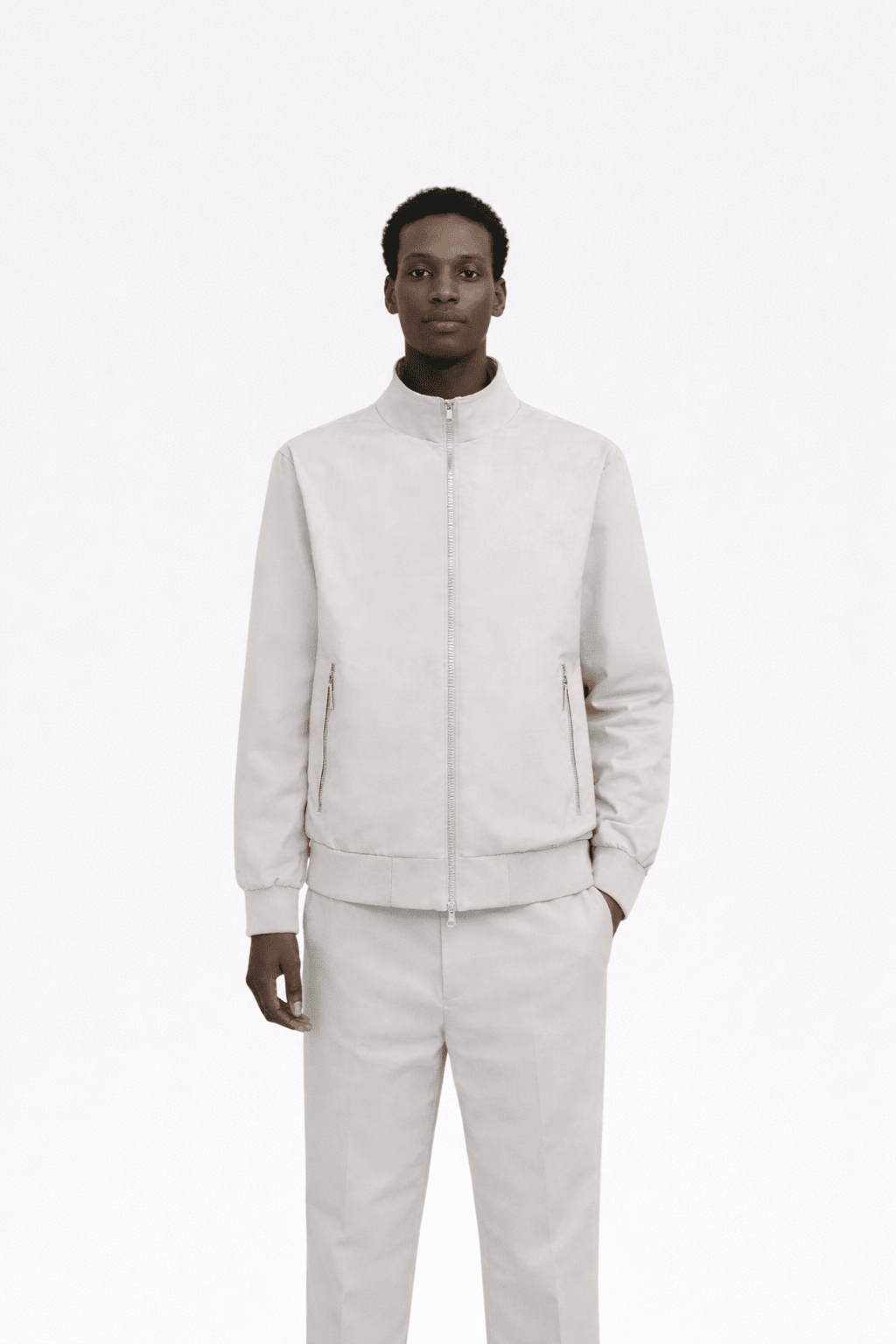 Bomber Jacket Light Beige - Hombre Amsterdam