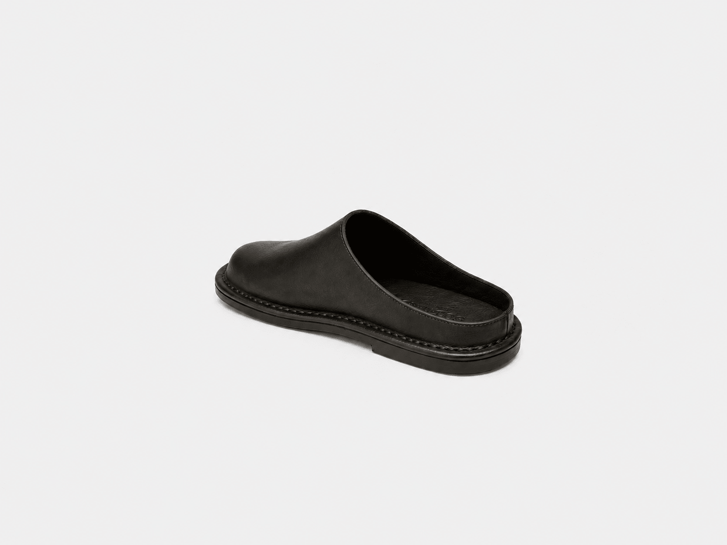 Calf Leather Sandals Black - Hombre Amsterdam