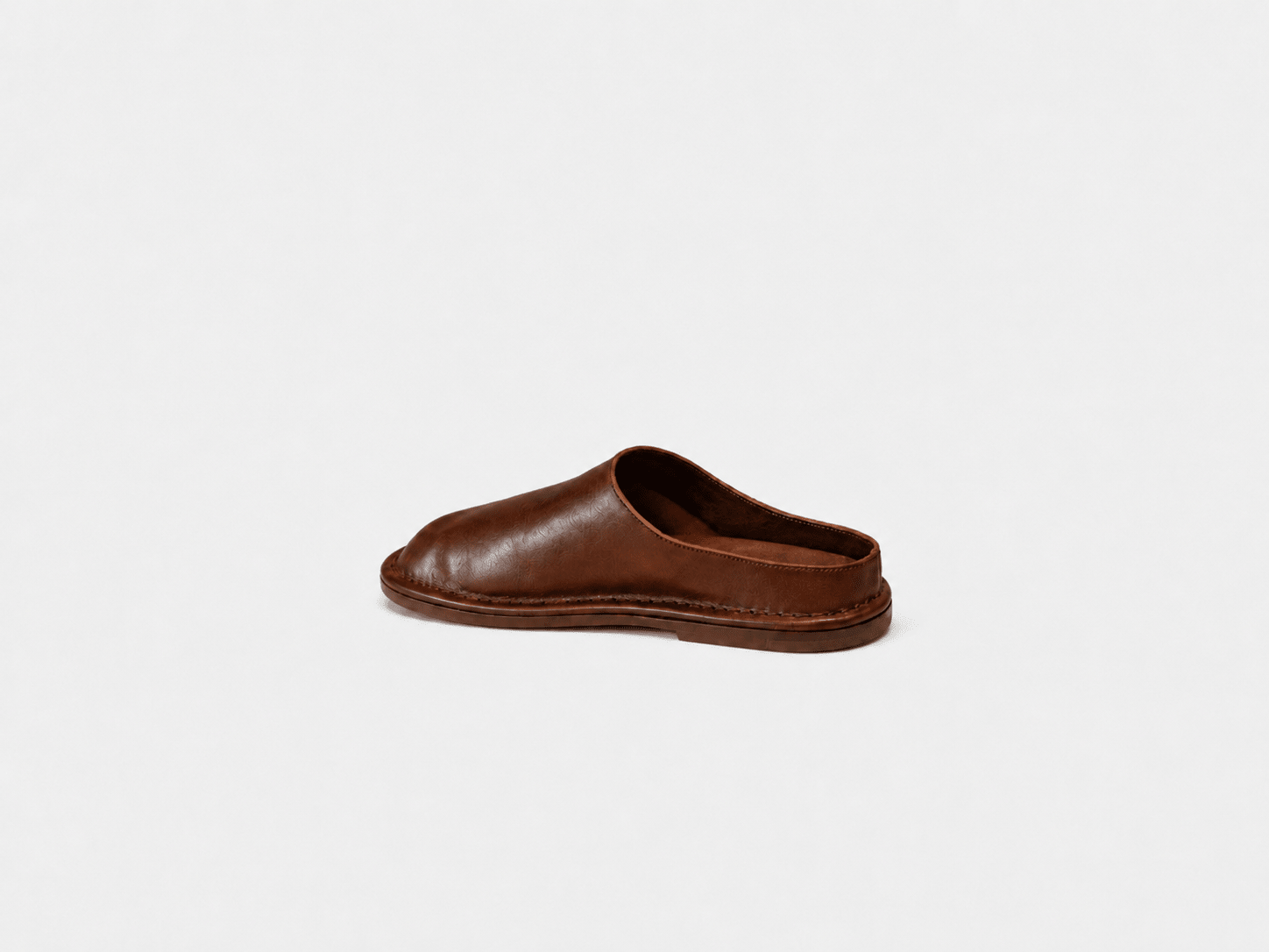 Calf Leather Sandals Dark Brown - Hombre Amsterdam