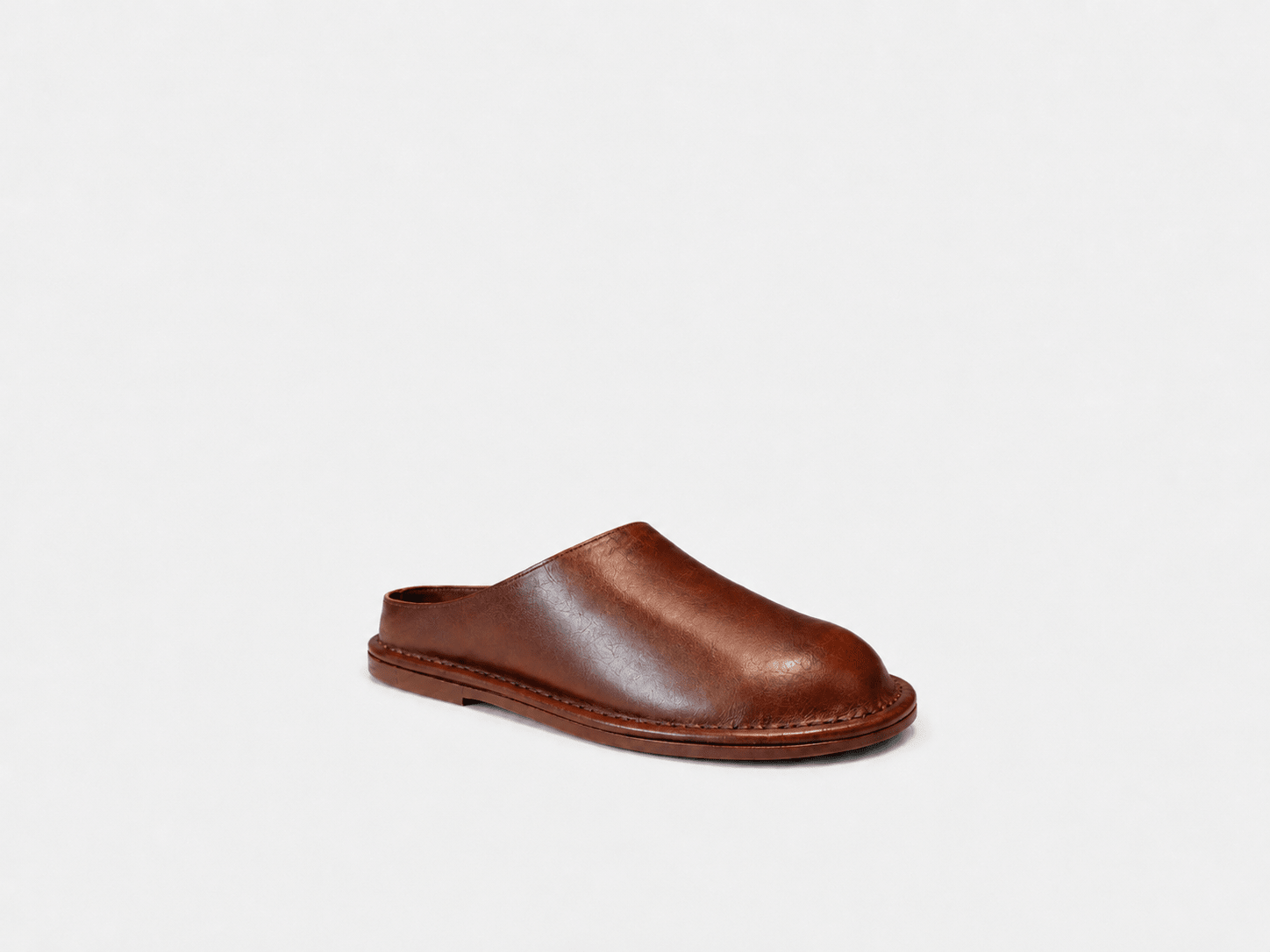 Calf Leather Sandals Dark Brown - Hombre Amsterdam