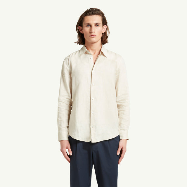 CHÉ STUDIOS LINEN LONG SLEEVE SHIRT - Hombre Amsterdam