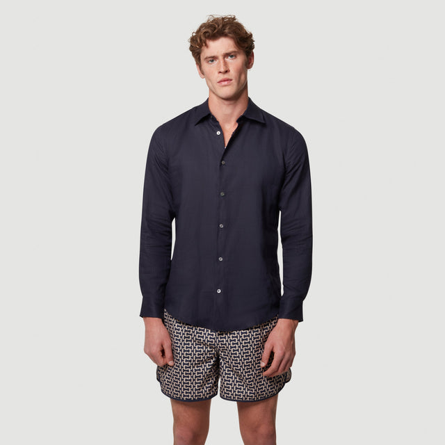 CHÉ STUDIOS LINEN LONG SLEEVE SHIRT - Hombre Amsterdam