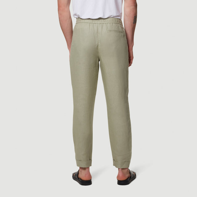 CHÉ STUDIOS LINEN TROUSER SAGE - Hombre Amsterdam