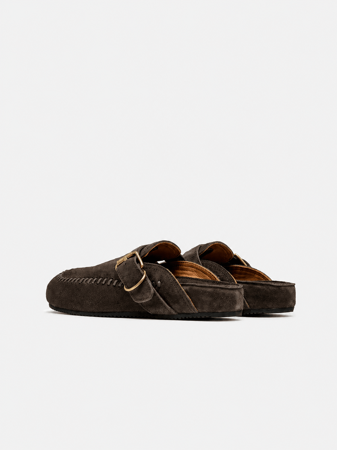 Cortona Mules Mocha Brown Suede - Hombre Amsterdam