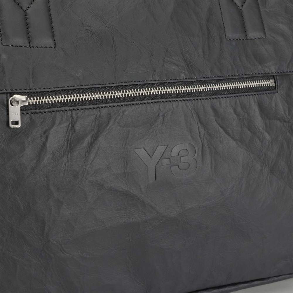 Crinkle Leather Weekender Black - Hombre Amsterdam