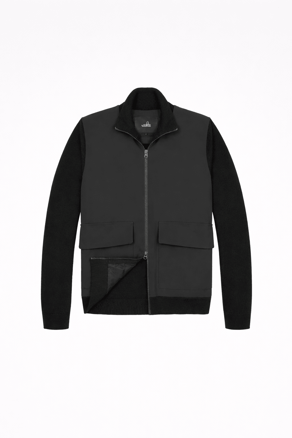 Dawson Hybrid Jacket Pure Black - Hombre Amsterdam