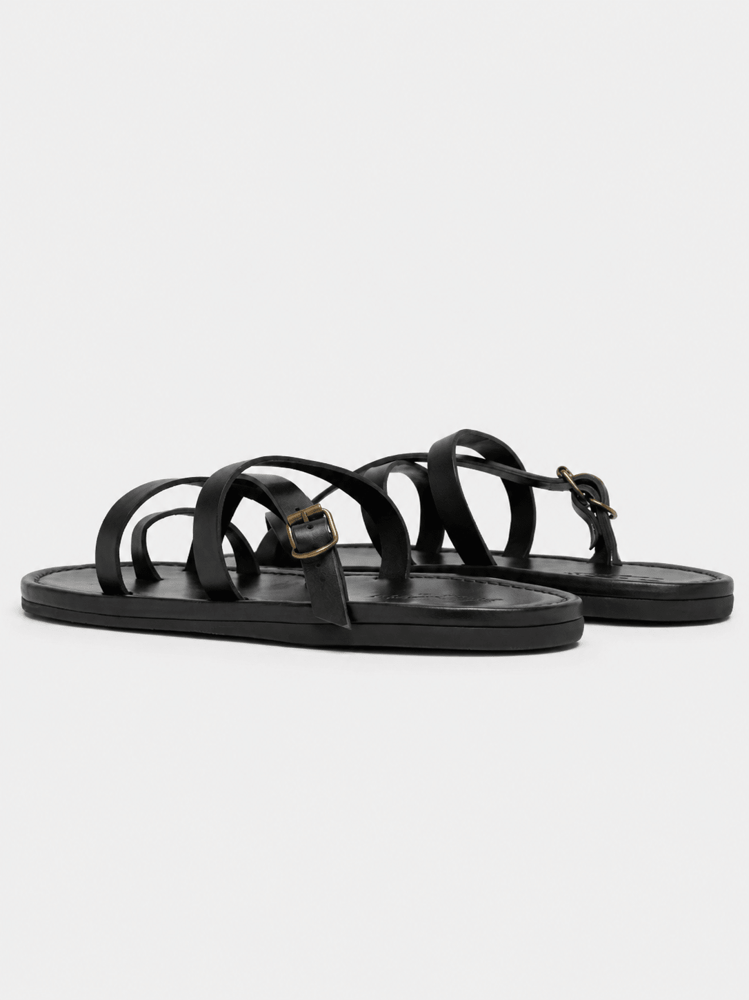 El Paso Leather Sandals Black - Hombre Amsterdam