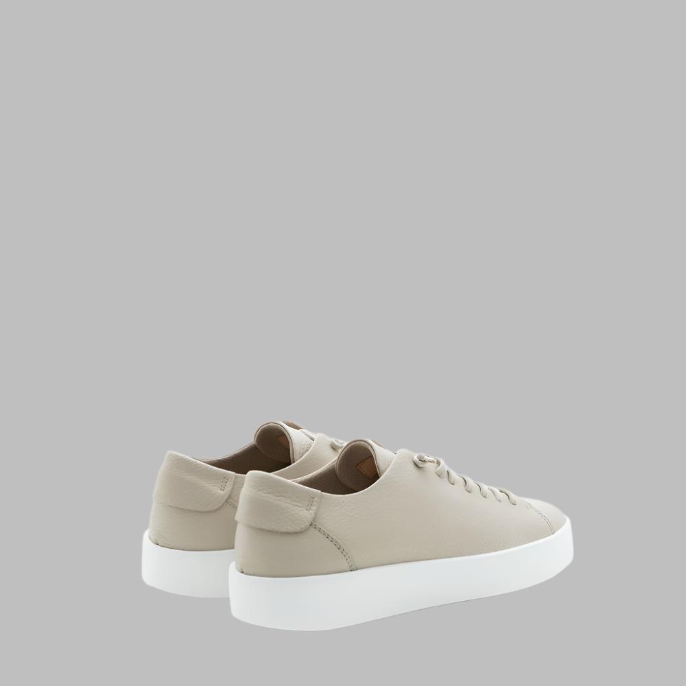 FABIANO RICCI LEATHER SNEAKER BEIGE - Hombre Amsterdam
