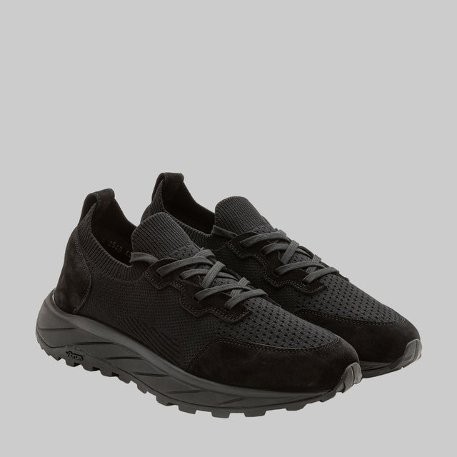 FABIANO RICCI SNEAKER STRETCH VIBRAM BLACK - Hombre Amsterdam