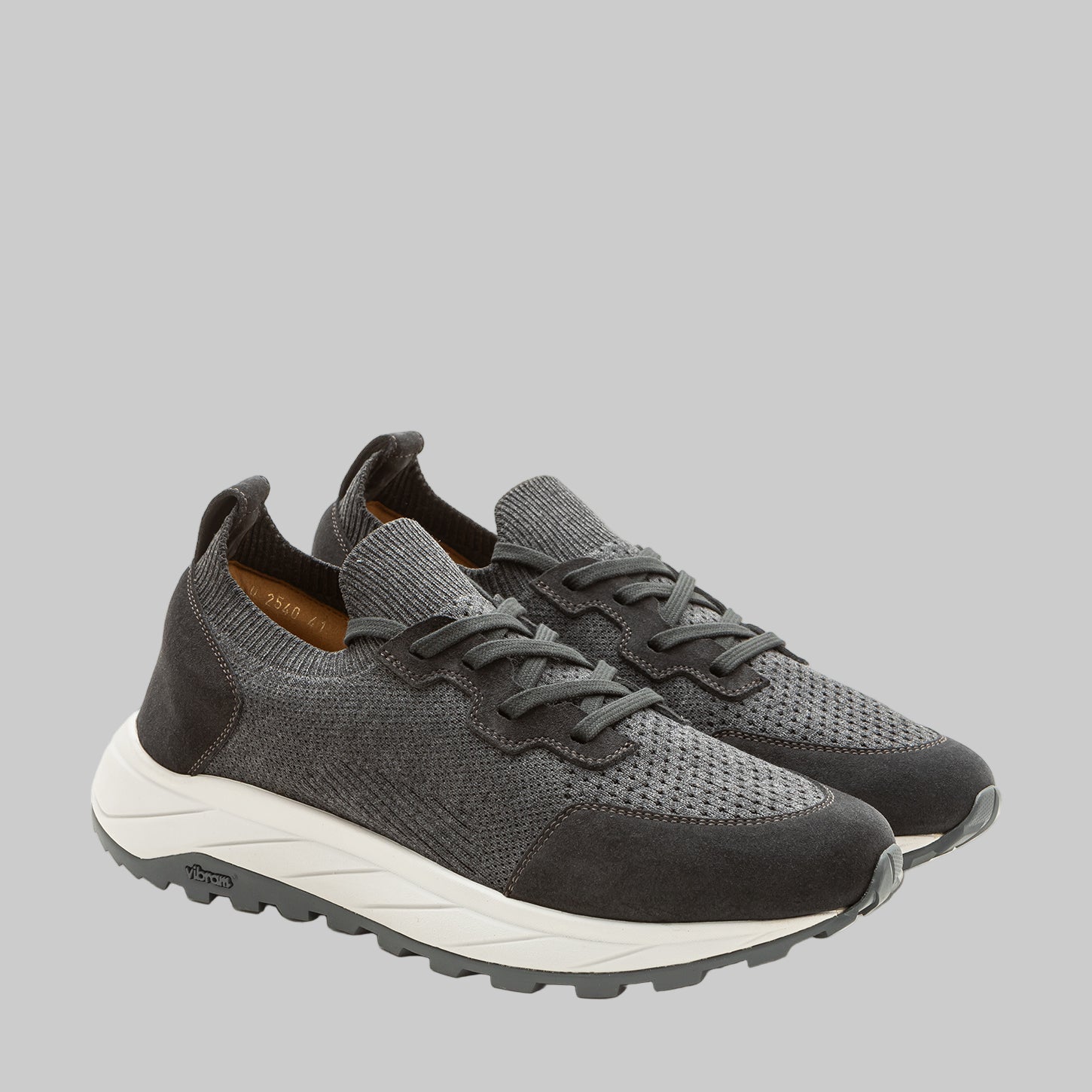 FABIANO RICCI SNEAKER STRETCH VIBRAM GREY - Hombre Amsterdam