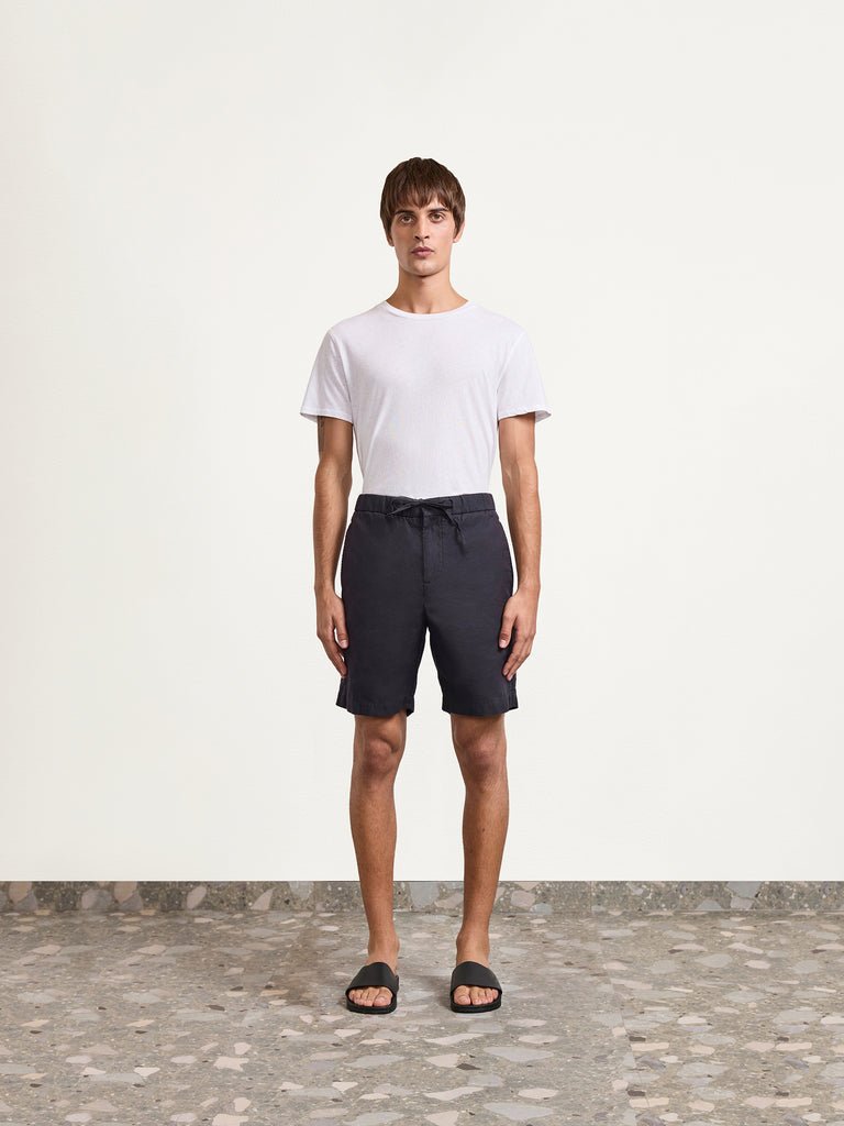 Felipe Linen Shorts Black - Hombre Amsterdam