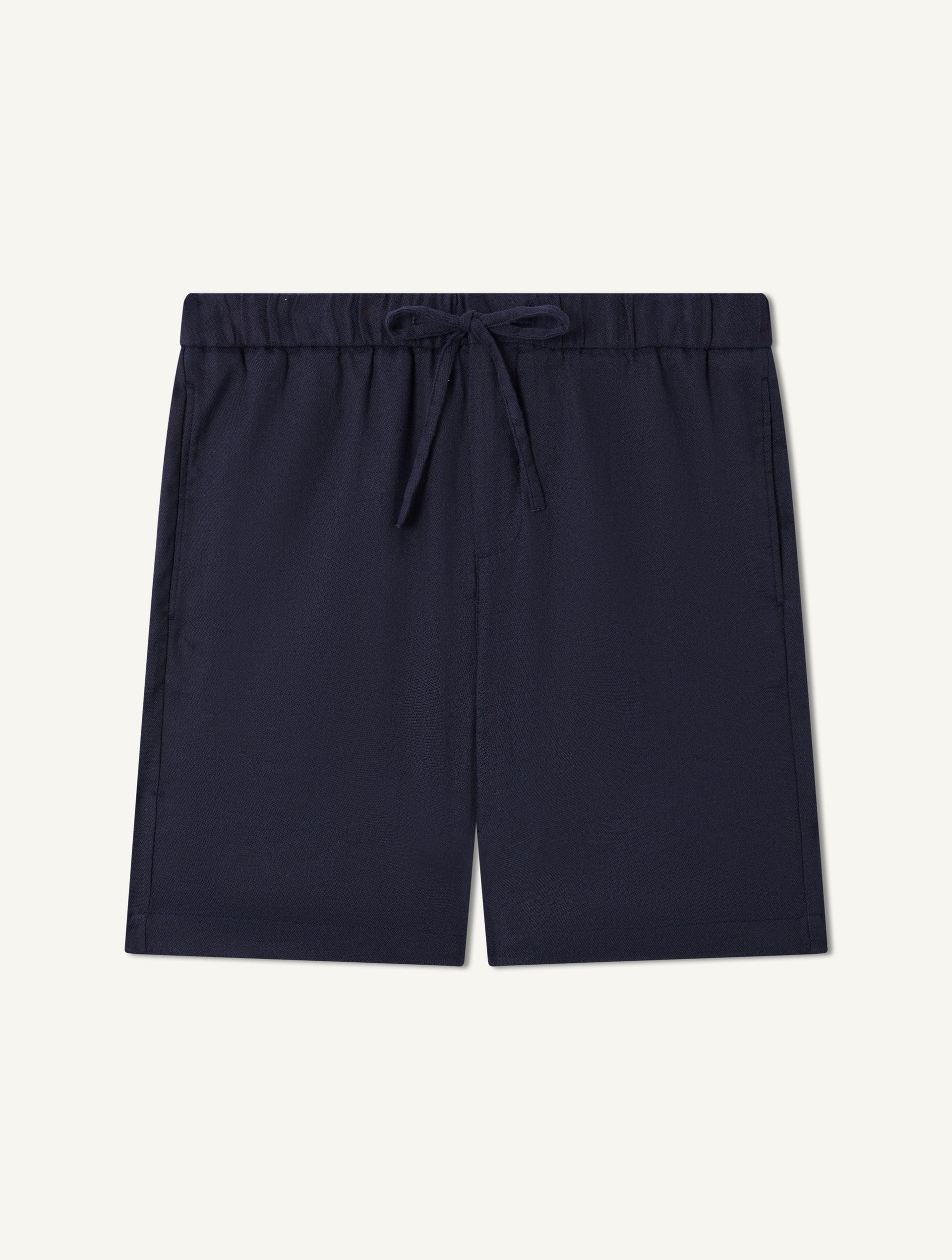 Felipe Linen Shorts Midnight Blue - Hombre Amsterdam
