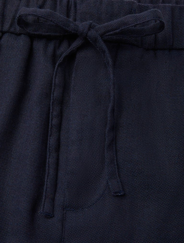 Felipe Linen Shorts Midnight Blue - Hombre Amsterdam