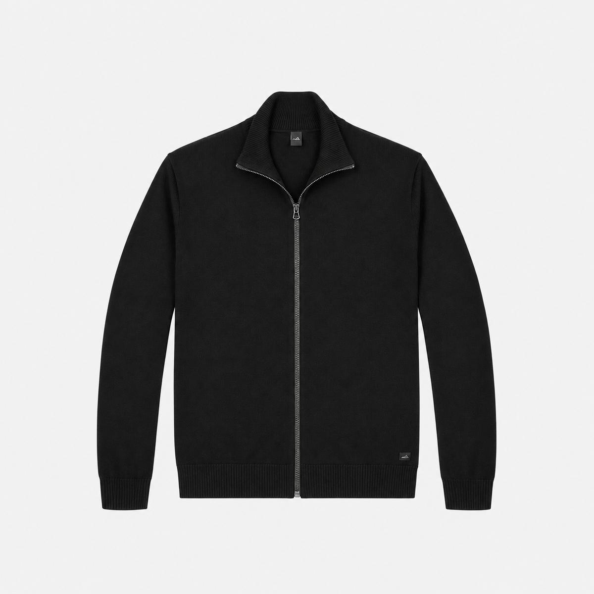 WAHTS FULL ZIP PULLOVER BLACK - Hombre Amsterdam