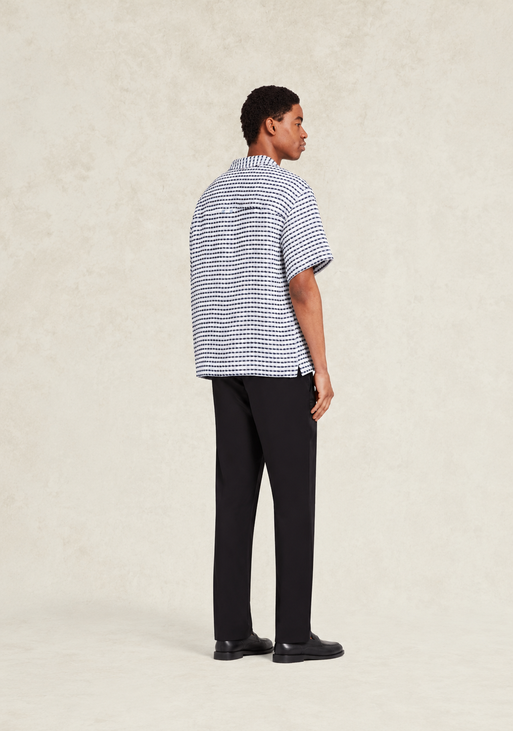 Riita Textured Linen Shirt- Hombre Amsterdam