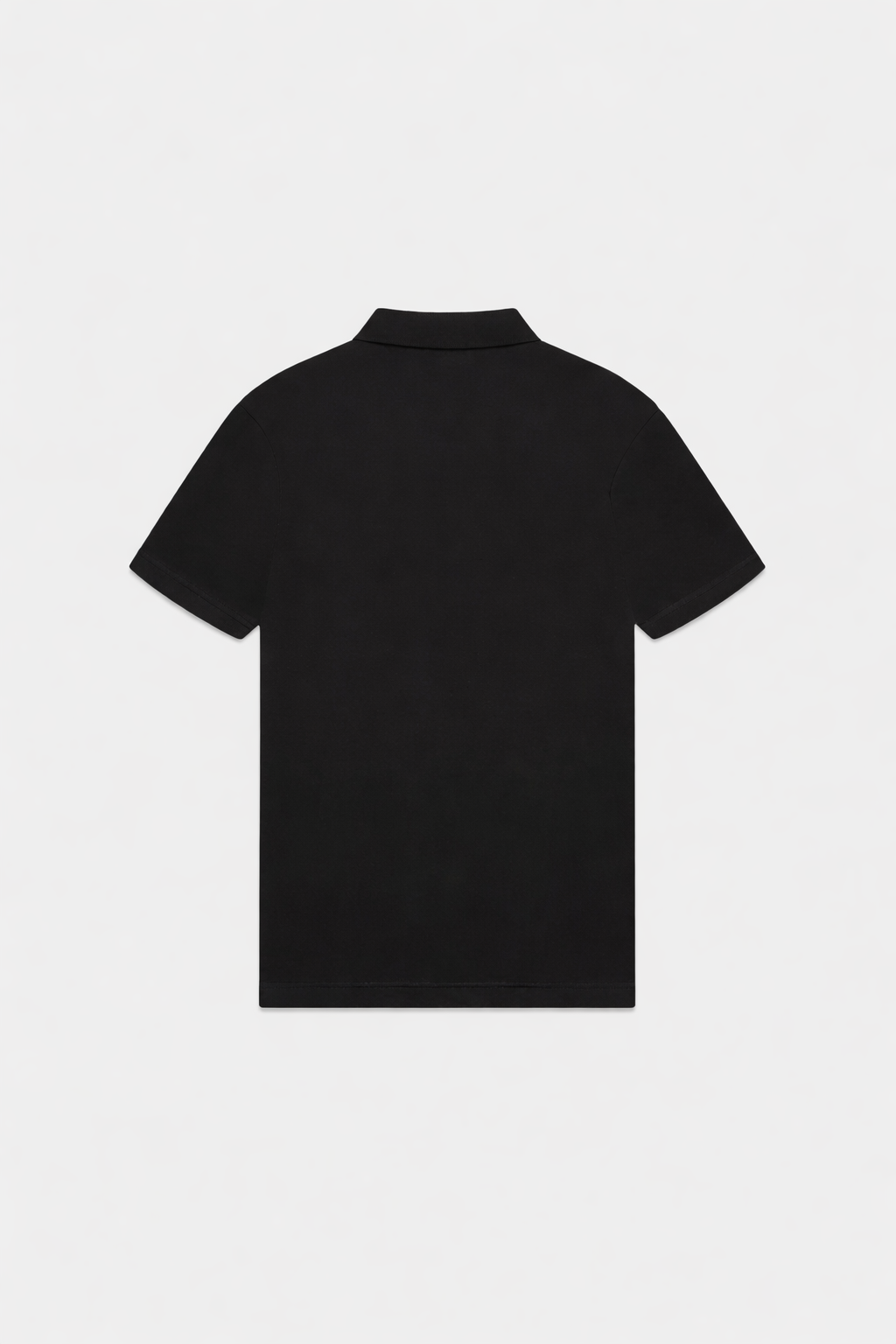 Supima Zip Polo Black- Hombre Amsterdam