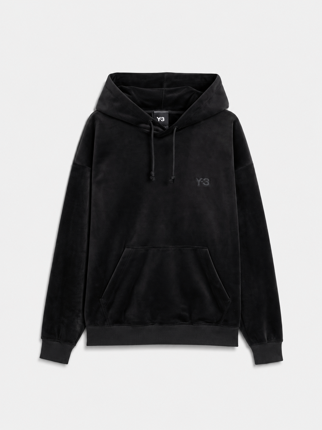 Velvet Corduroy Hoodie Black- Hombre Amsterdam