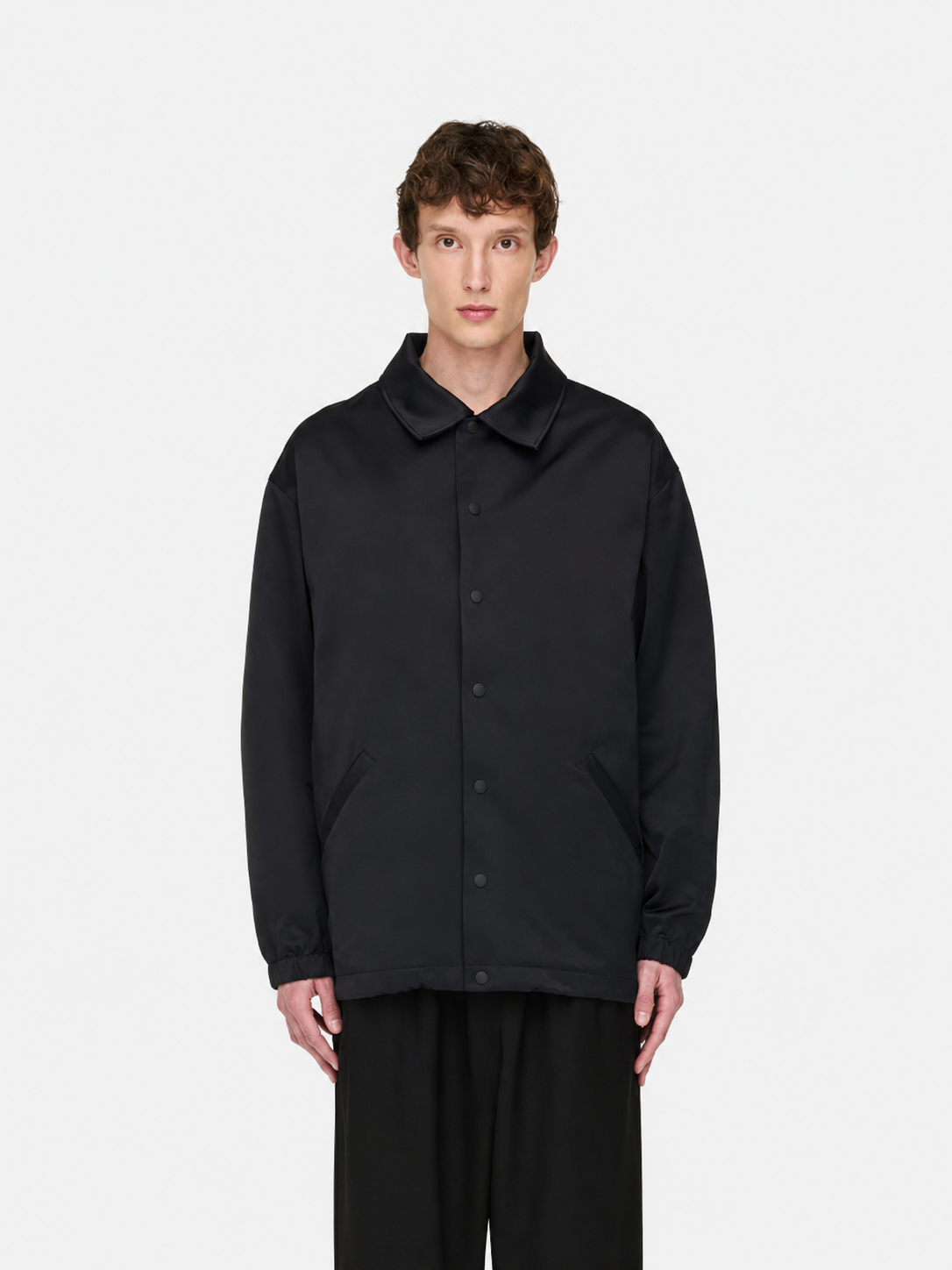 Graphic Coach Jacket Black