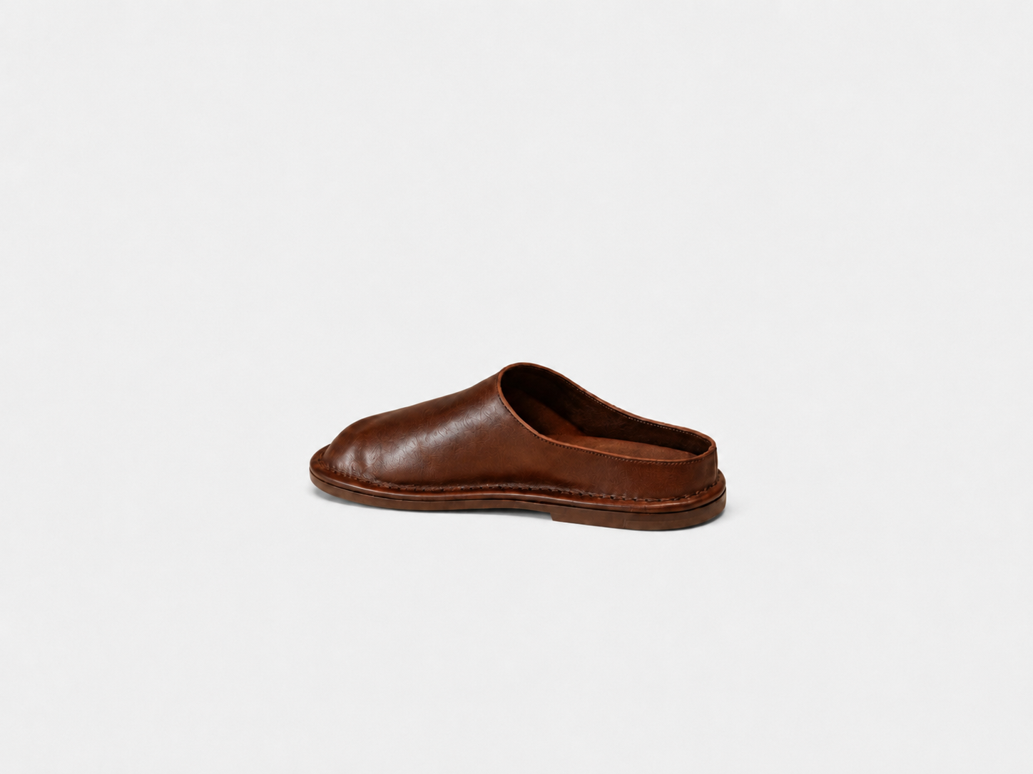 Calf Leather Sandals Dark Brown- Hombre Amsterdam