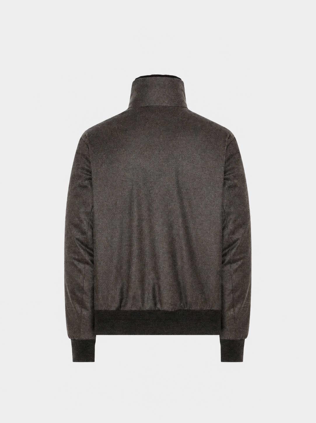 Wool Cashmere Bomber Jacket Brown- Hombre Amsterdam
