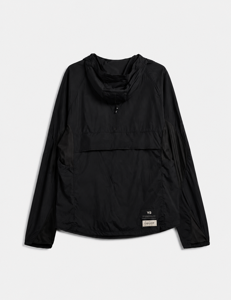 Running Hooded Jacket Black- Hombre Amsterdam