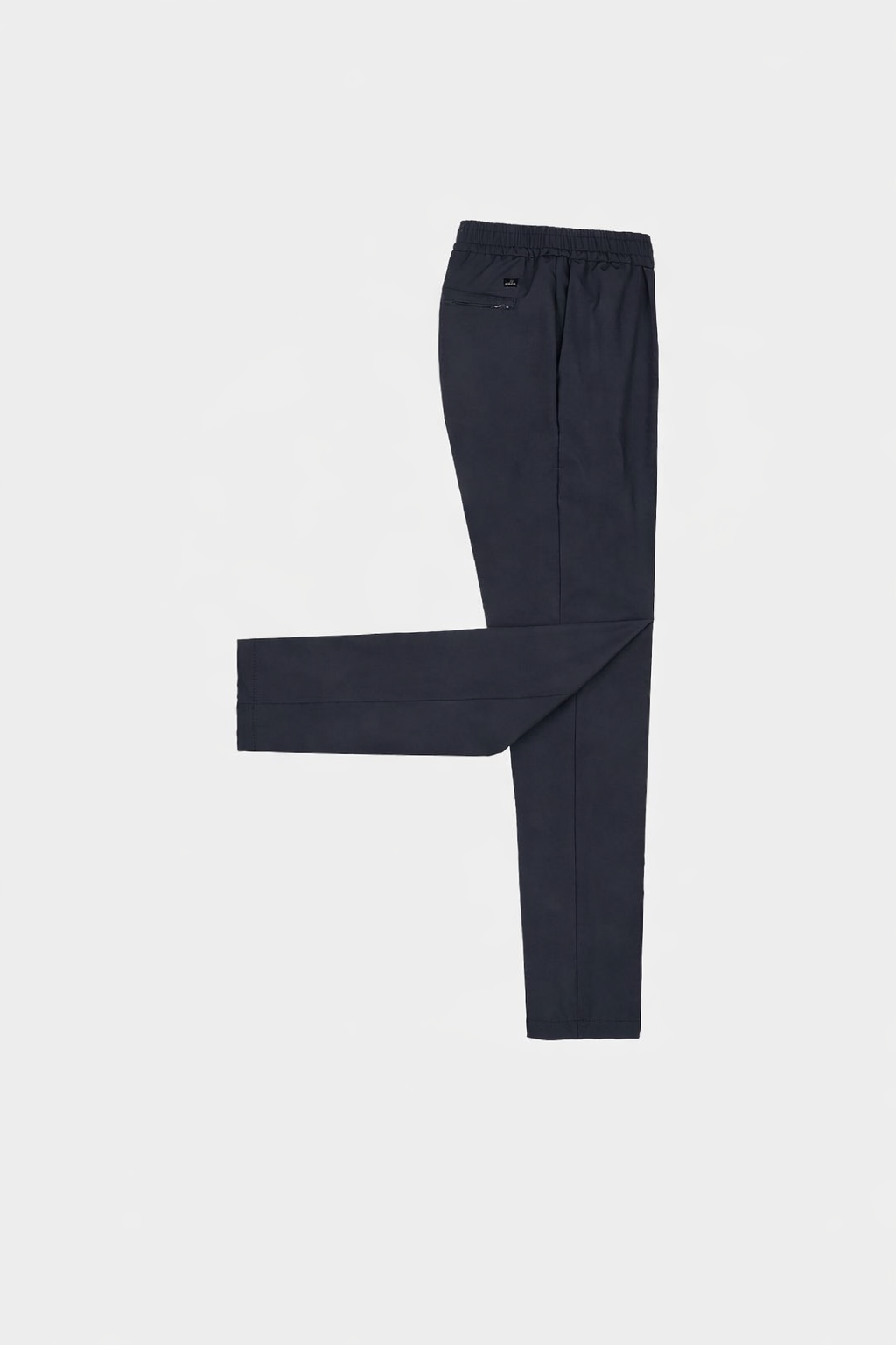 Hunter Tech Stretch Pleated Comfort Trousers Pure Black- Hombre Amsterdam