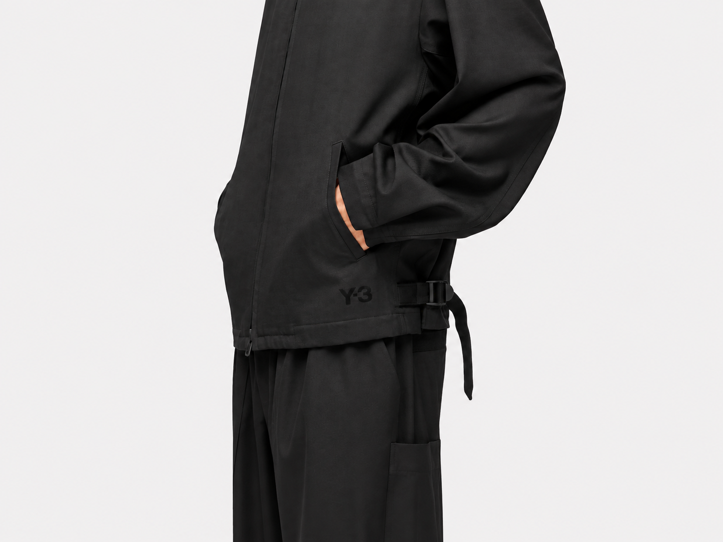 Wool Blouson Jacket Black- Hombre Amsterdam
