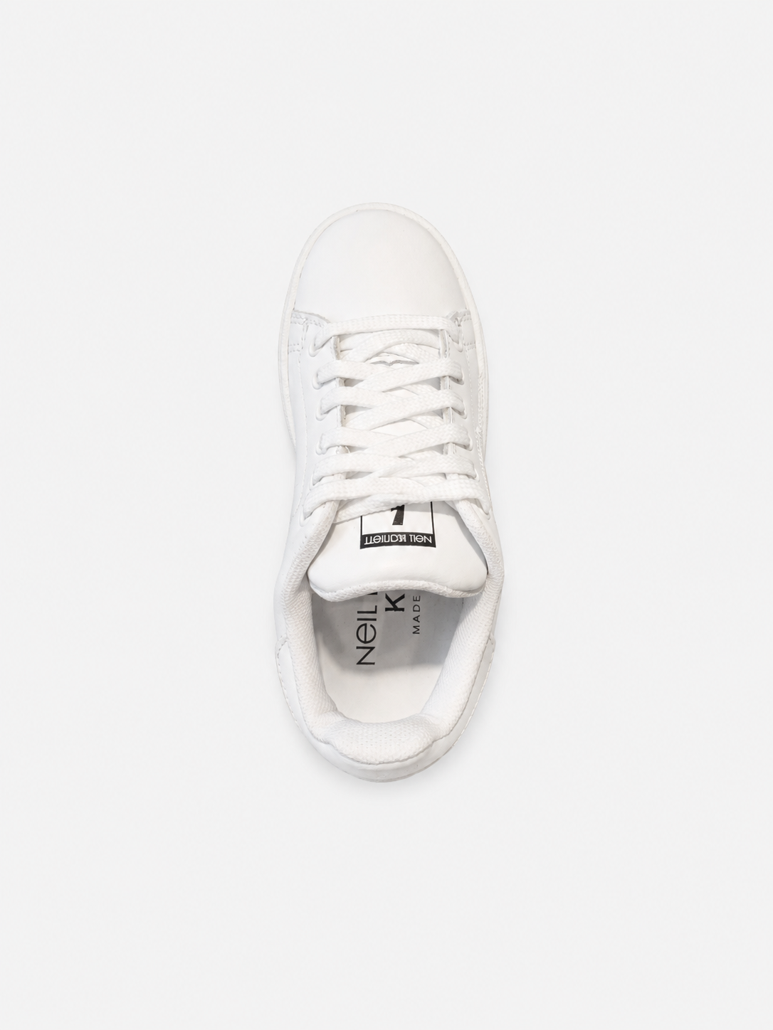 White Leather Kids Sneakers- Hombre Amsterdam